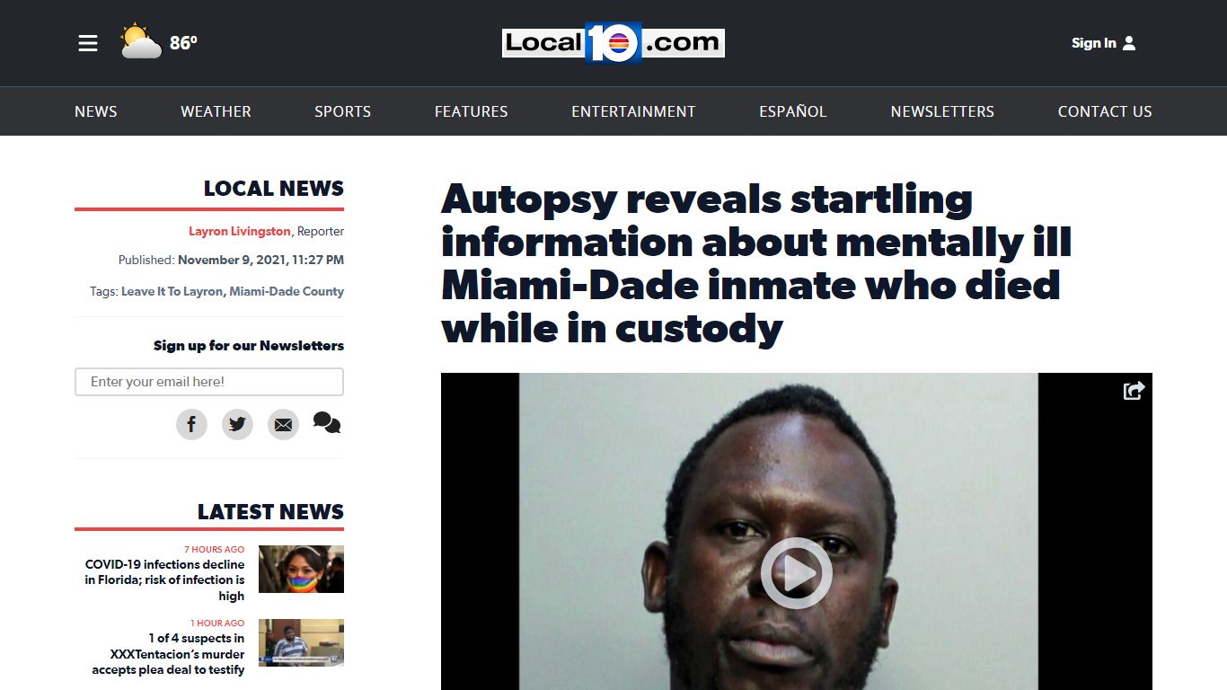 Autopsy reveals startling information about mentally ill ...